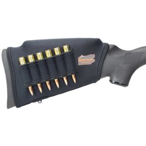 Carrillera ajustable con canana para rifle Beartooth negra